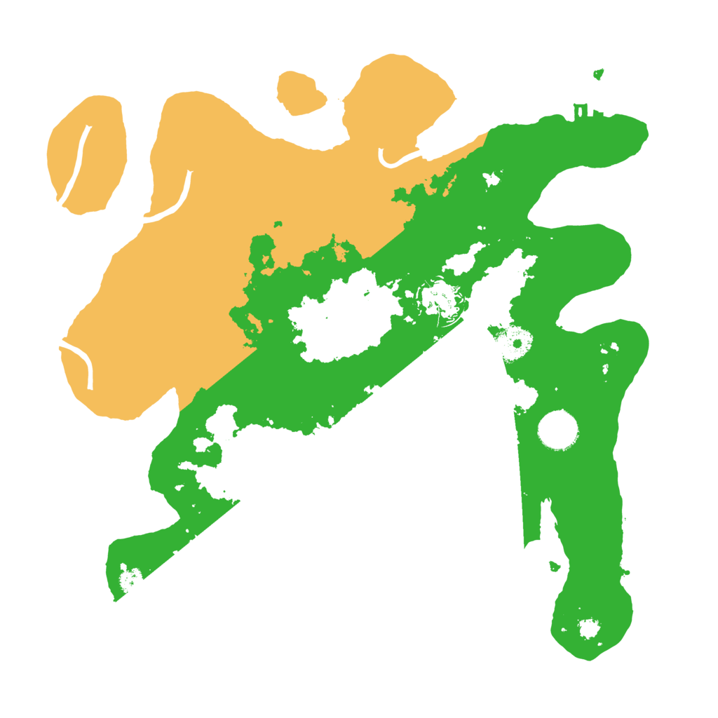 Biome Rust Map: Procedural Map, Size: 3200, Seed: 432346678
