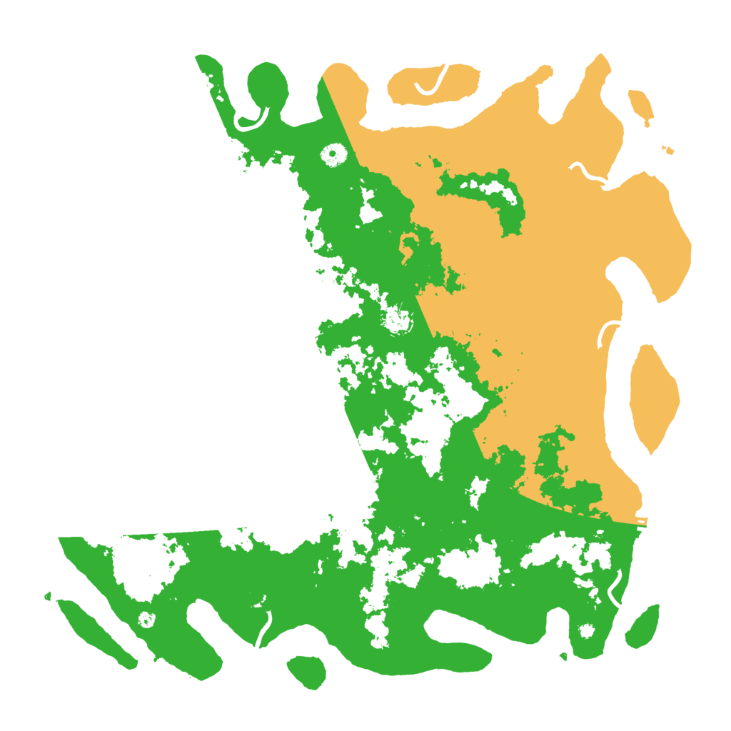 Biome Rust Map: Procedural Map, Size: 4500, Seed: 9863412