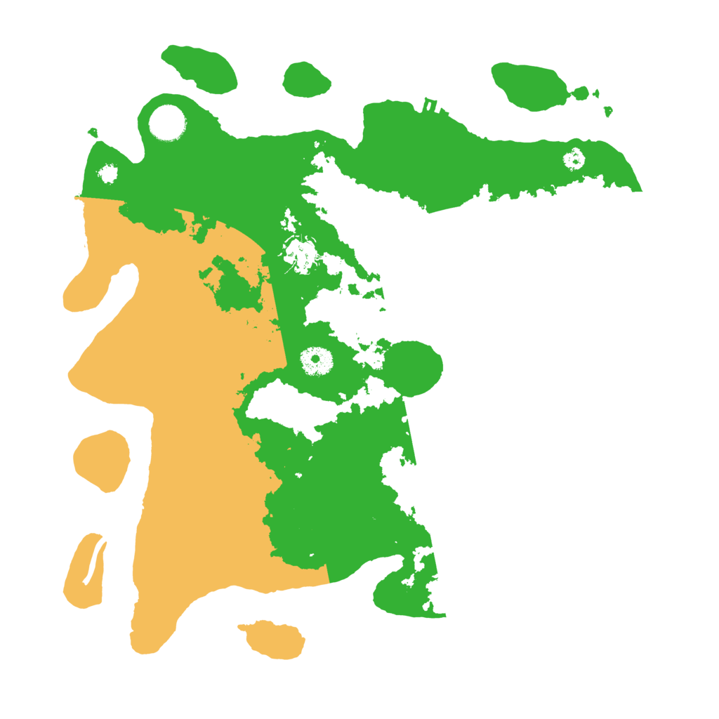 Biome Rust Map: Procedural Map, Size: 3500, Seed: 937202662