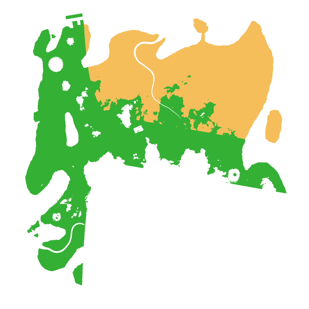 Biome Rust Map: Procedural Map, Size: 3700, Seed: 640255877