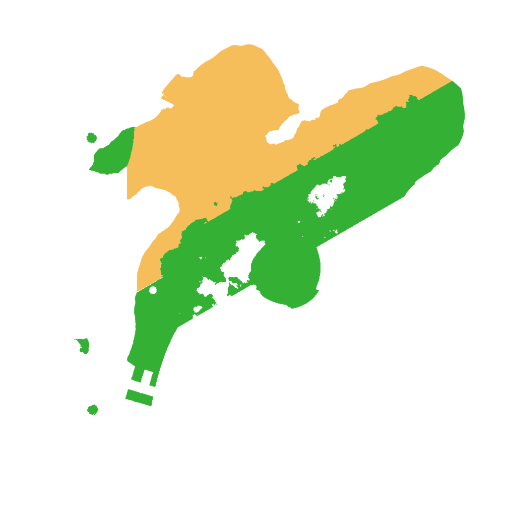 Biome Rust Map: Procedural Map, Size: 2000, Seed: 926662208