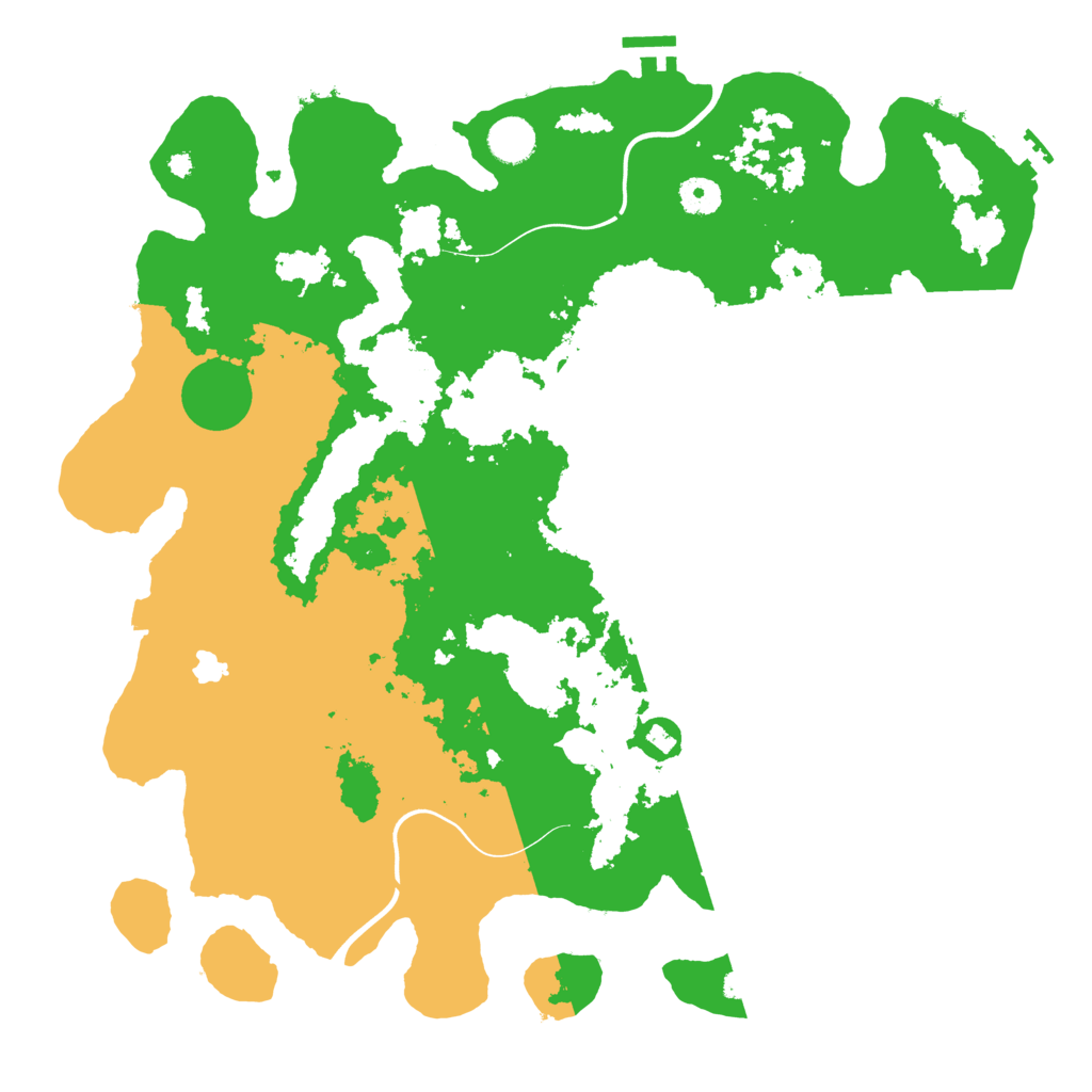 Biome Rust Map: Procedural Map, Size: 4100, Seed: 1178064148