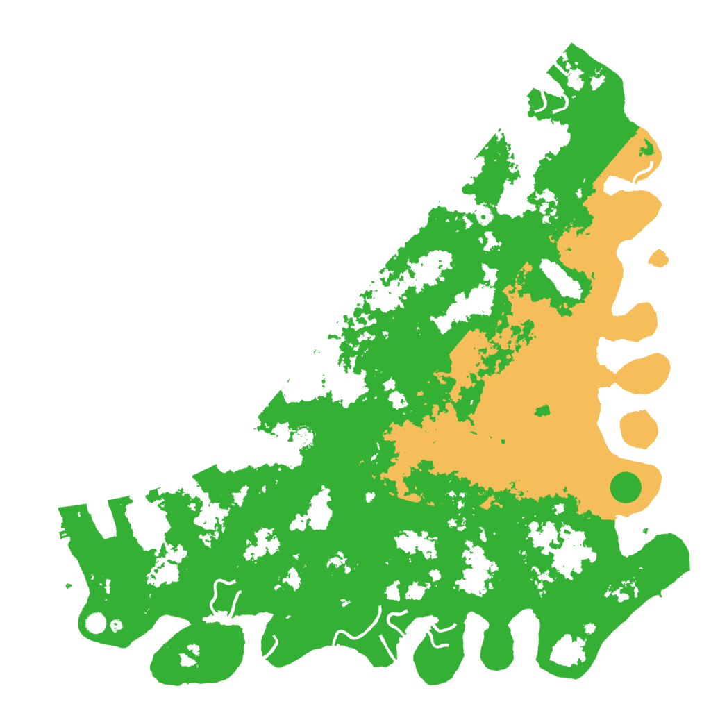 Biome Rust Map: Procedural Map, Size: 6000, Seed: 831153