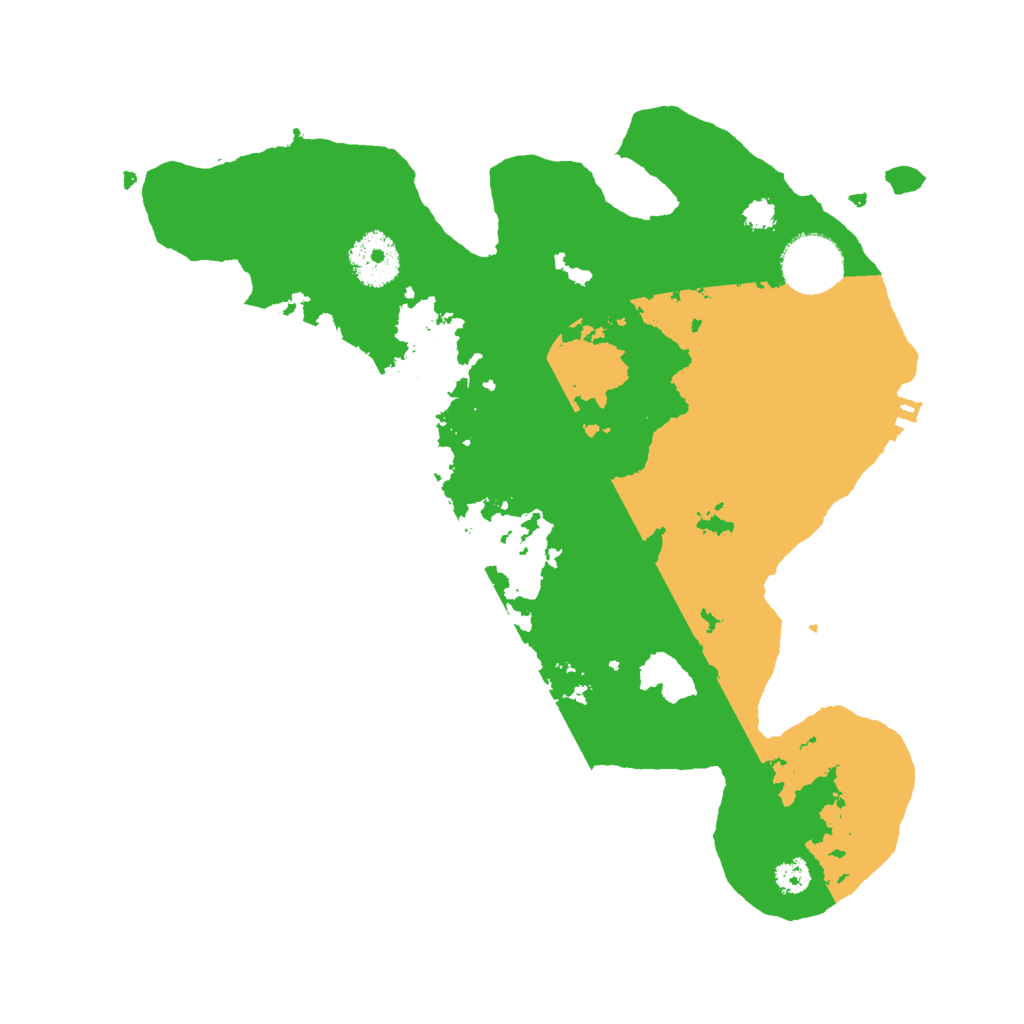 Biome Rust Map: Procedural Map, Size: 3000, Seed: 255374687