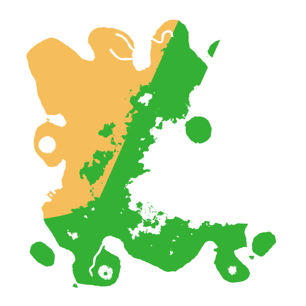 Biome Rust Map: Procedural Map, Size: 3200, Seed: 1024