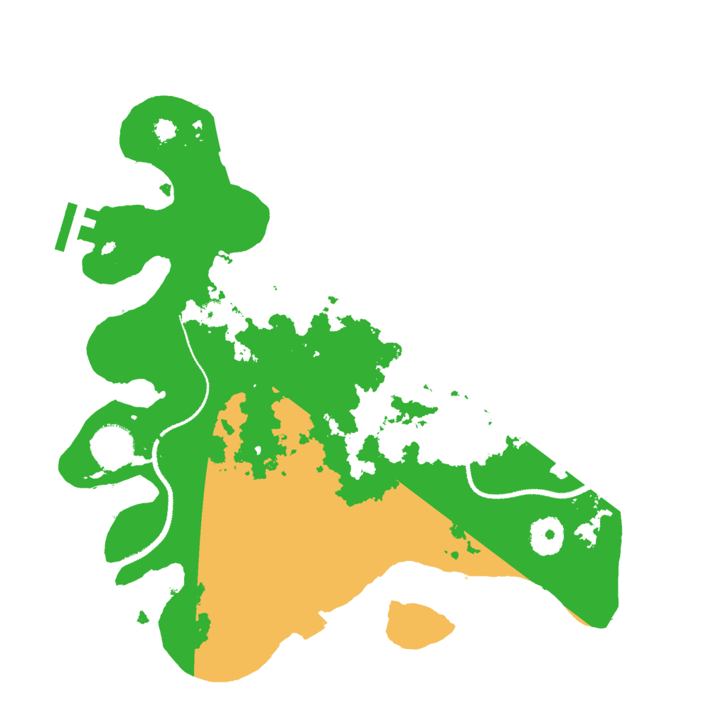 Biome Rust Map: Procedural Map, Size: 3000, Seed: 104991325