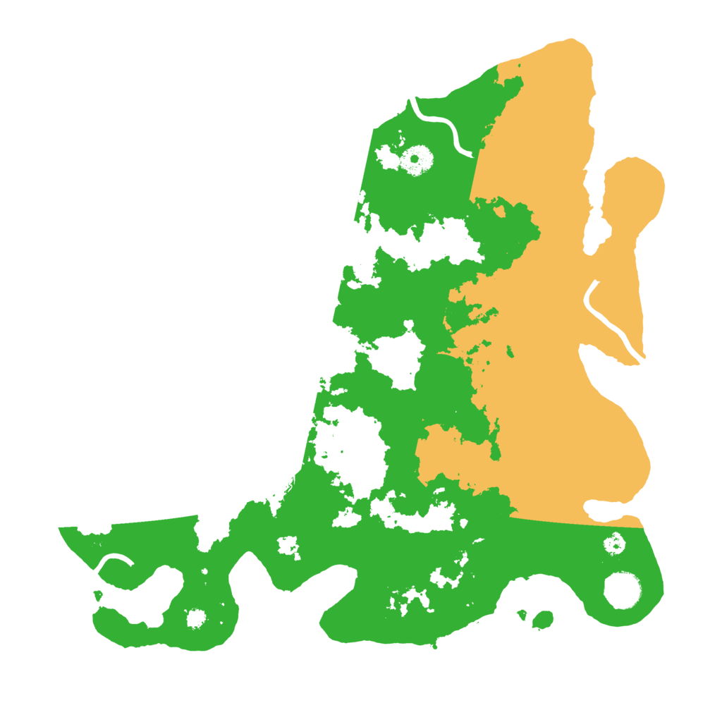 Biome Rust Map: Procedural Map, Size: 3500, Seed: 200623208