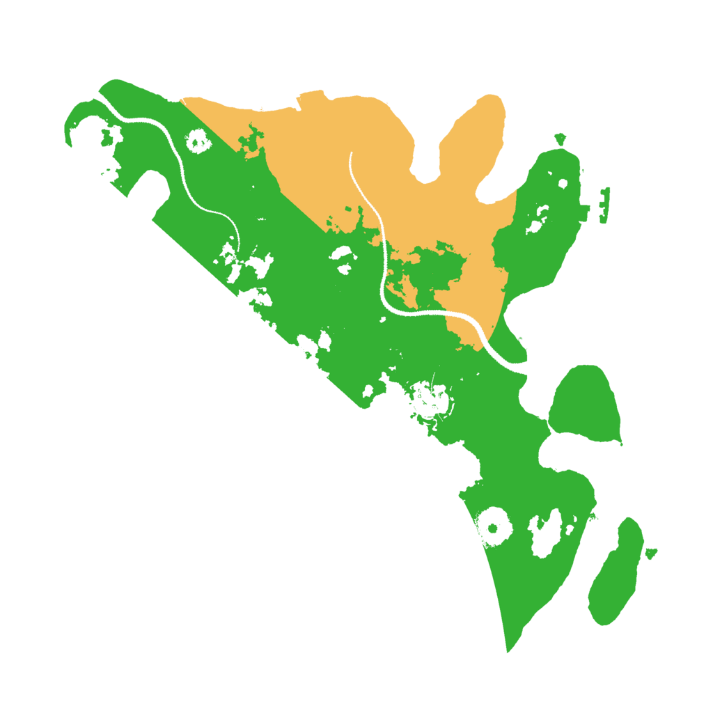 Biome Rust Map: Procedural Map, Size: 3000, Seed: 1245326