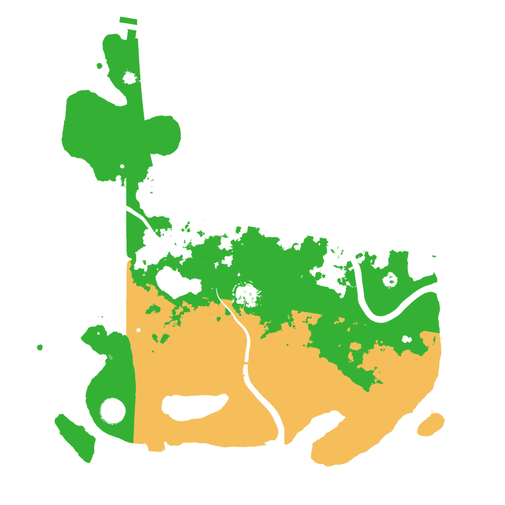 Biome Rust Map: Procedural Map, Size: 3500, Seed: 127012023