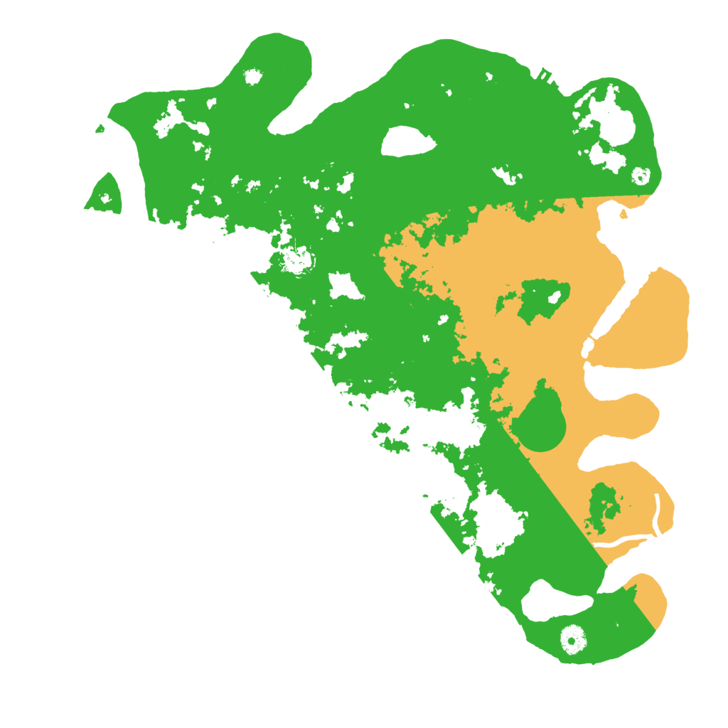 Biome Rust Map: Procedural Map, Size: 4000, Seed: 12255