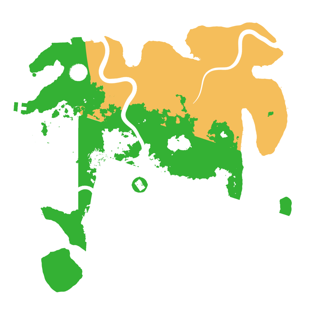 Biome Rust Map: Procedural Map, Size: 3250, Seed: 819734012