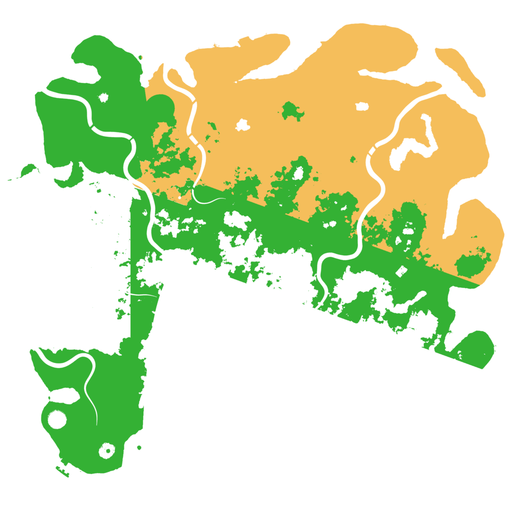 Biome Rust Map: Procedural Map, Size: 5000, Seed: 1071505513