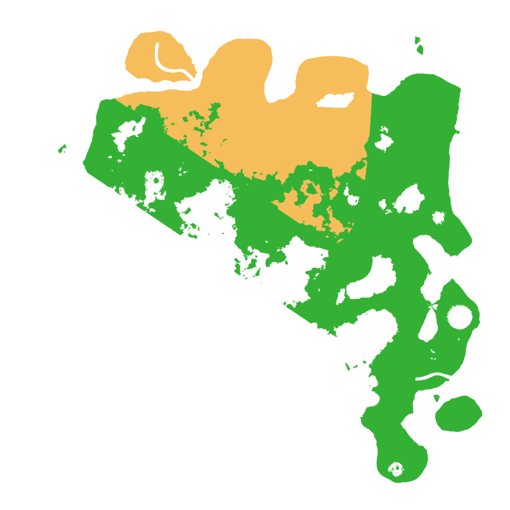 Biome Rust Map: Procedural Map, Size: 3700, Seed: 1158543960