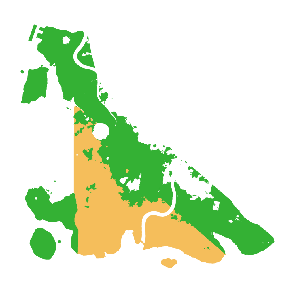 Biome Rust Map: Procedural Map, Size: 3500, Seed: 1443710953