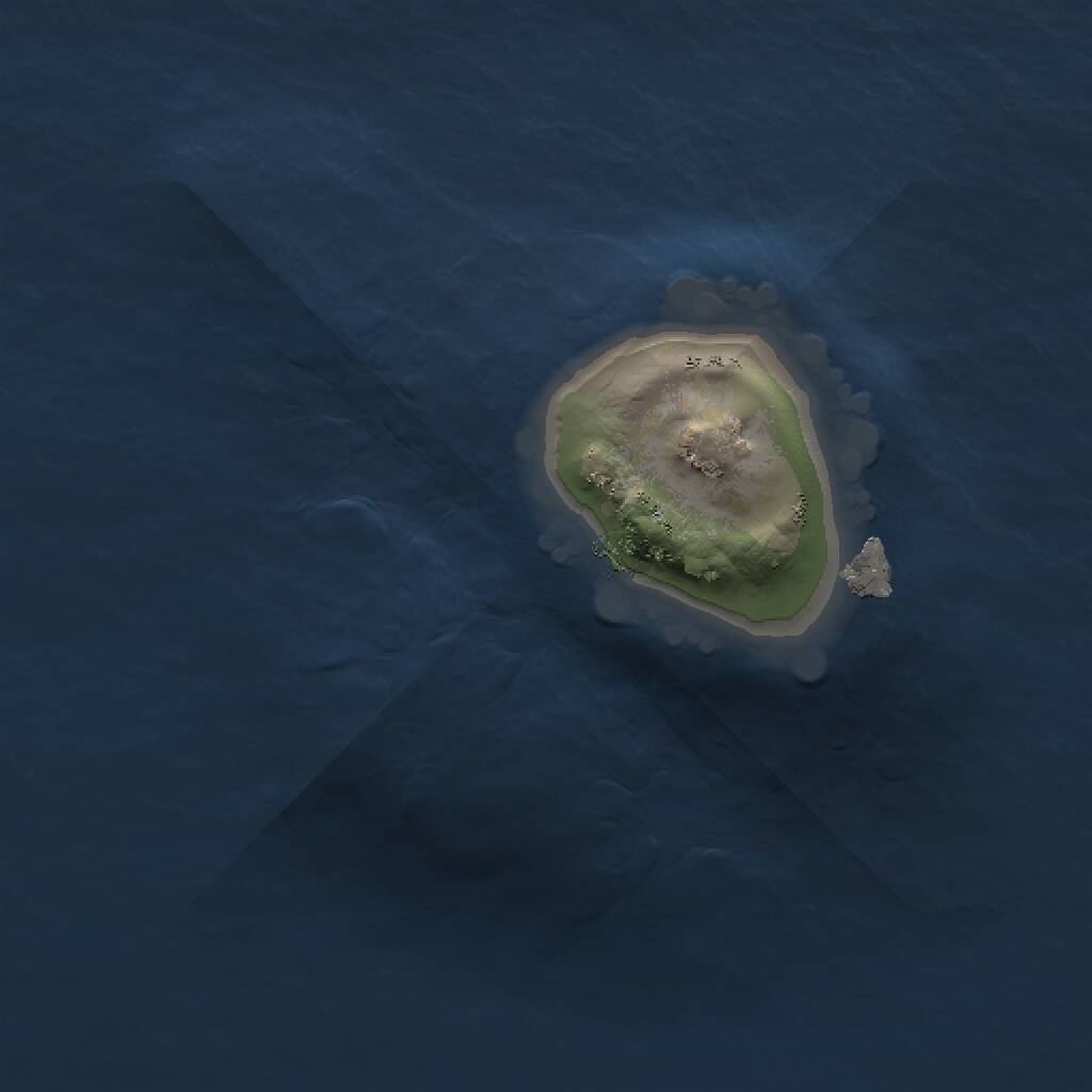 Rust Map: Procedural Map, Size: 1000, Seed: 56165165, 1 Monuments