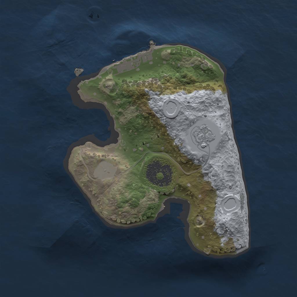 Rust Map: Procedural Map, Size: 1700, Seed: 17242422, 7 Monuments