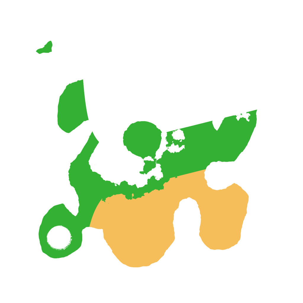 Biome Rust Map: Barren, Size: 2250, Seed: 1