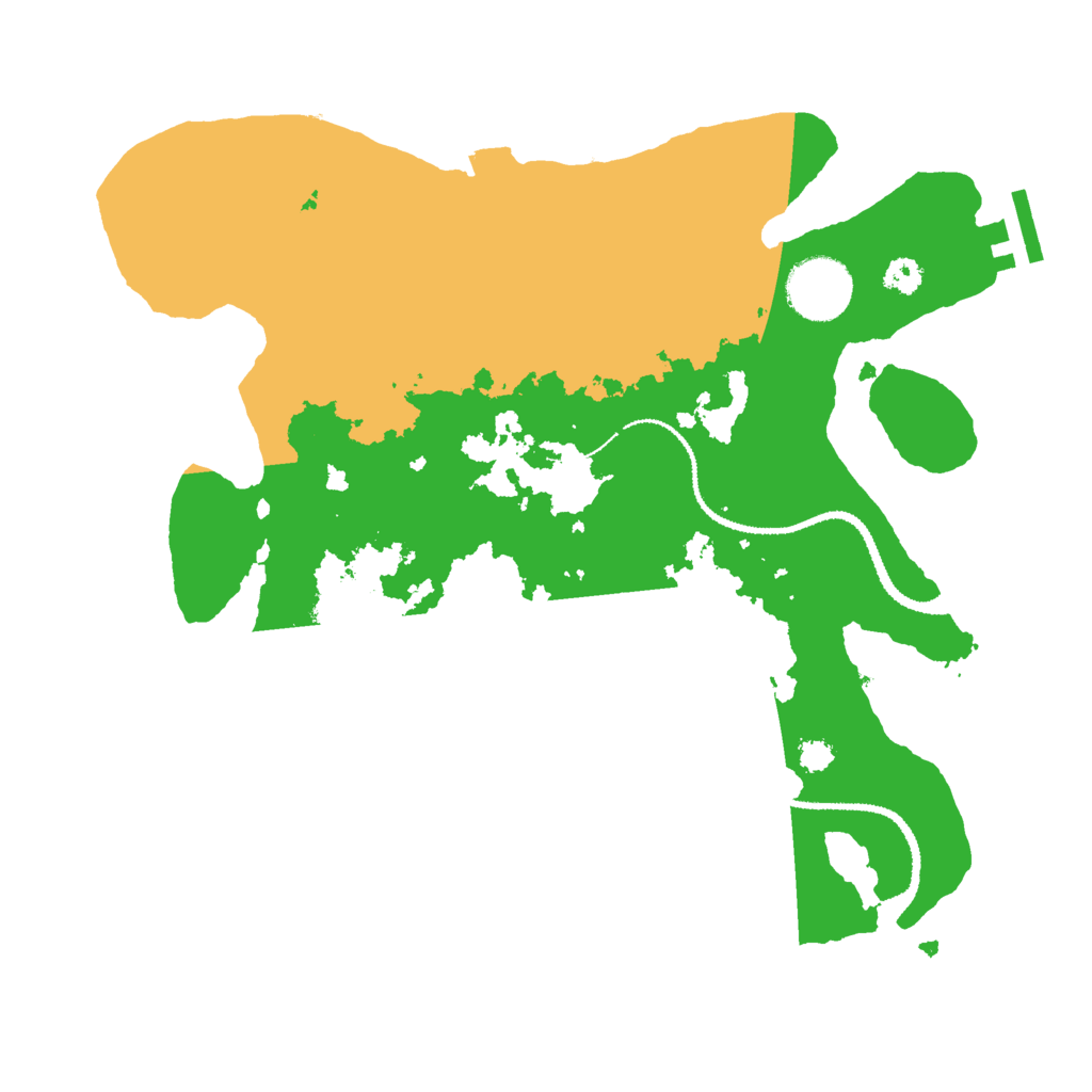 Biome Rust Map: Procedural Map, Size: 3000, Seed: 2452493