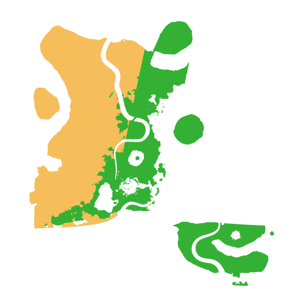 Biome Rust Map: Procedural Map, Size: 3000, Seed: 50555