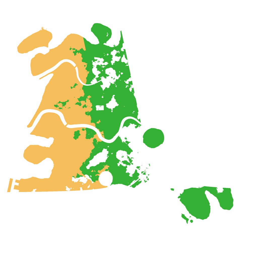 Biome Rust Map: Procedural Map, Size: 3500, Seed: 1760522138