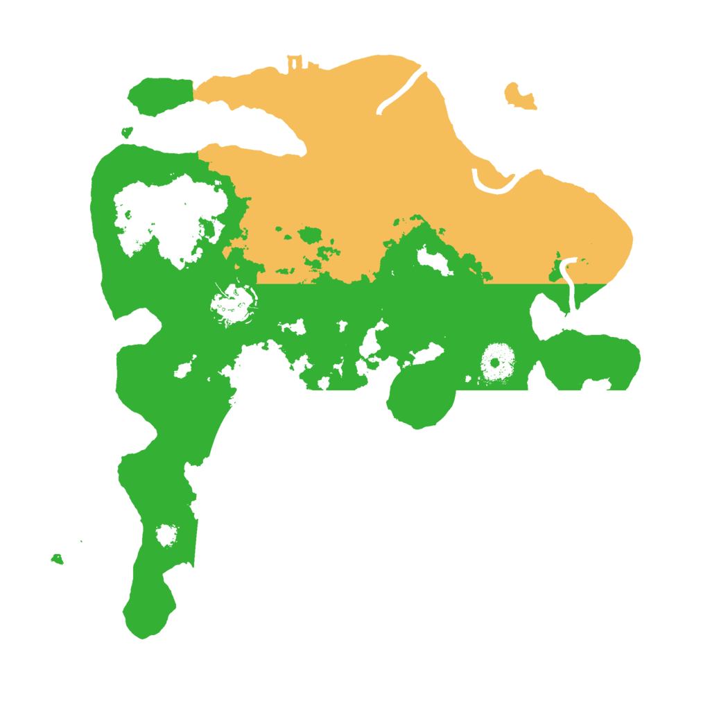 Biome Rust Map: Procedural Map, Size: 3000, Seed: 70891