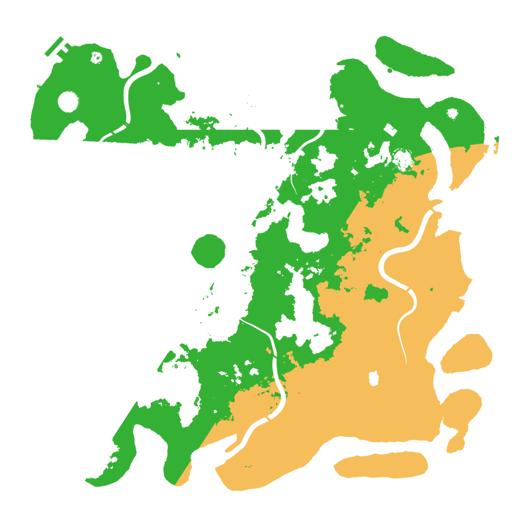 Biome Rust Map: Procedural Map, Size: 4400, Seed: 61888471