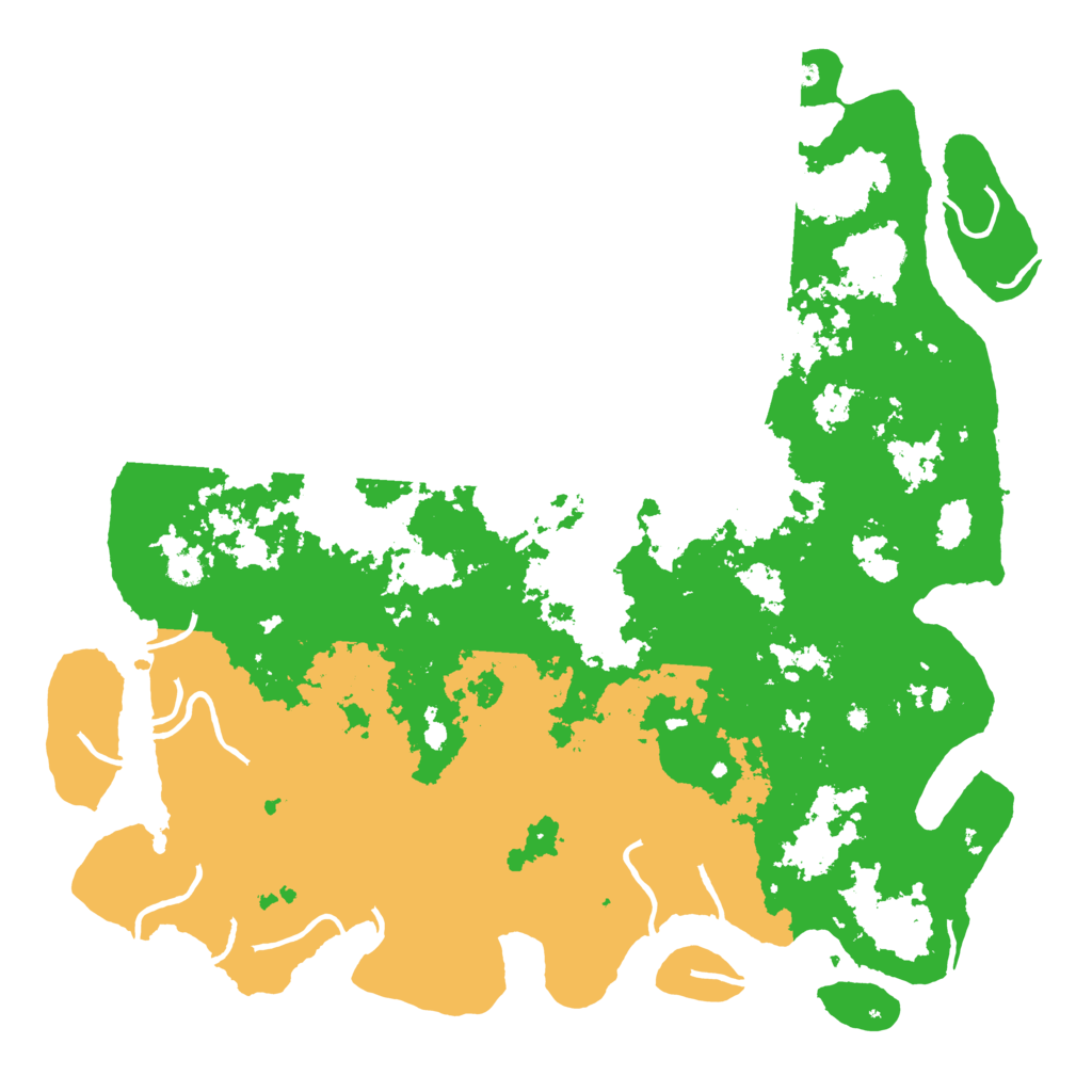 Biome Rust Map: Procedural Map, Size: 5000, Seed: 249467822