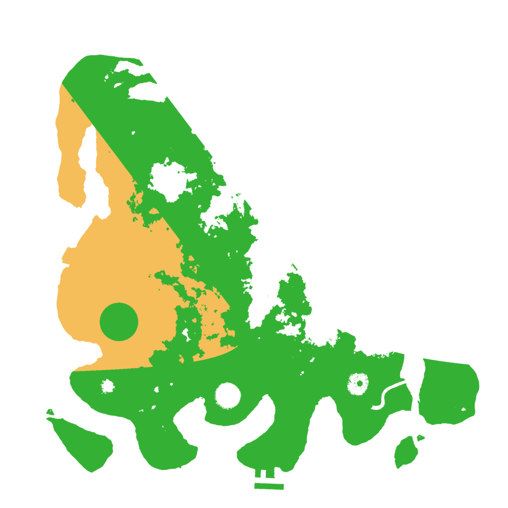 Biome Rust Map: Procedural Map, Size: 3500, Seed: 545343