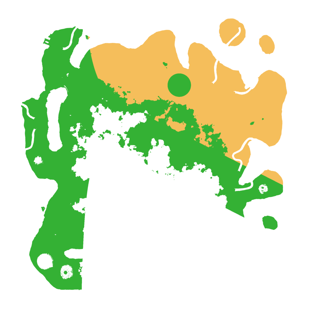 Biome Rust Map: Procedural Map, Size: 3500, Seed: 90142611
