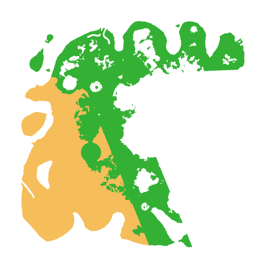 Biome Rust Map: Procedural Map, Size: 3500, Seed: 696620360