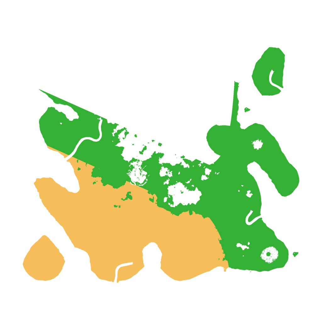 Biome Rust Map: Procedural Map, Size: 3000, Seed: 81418481