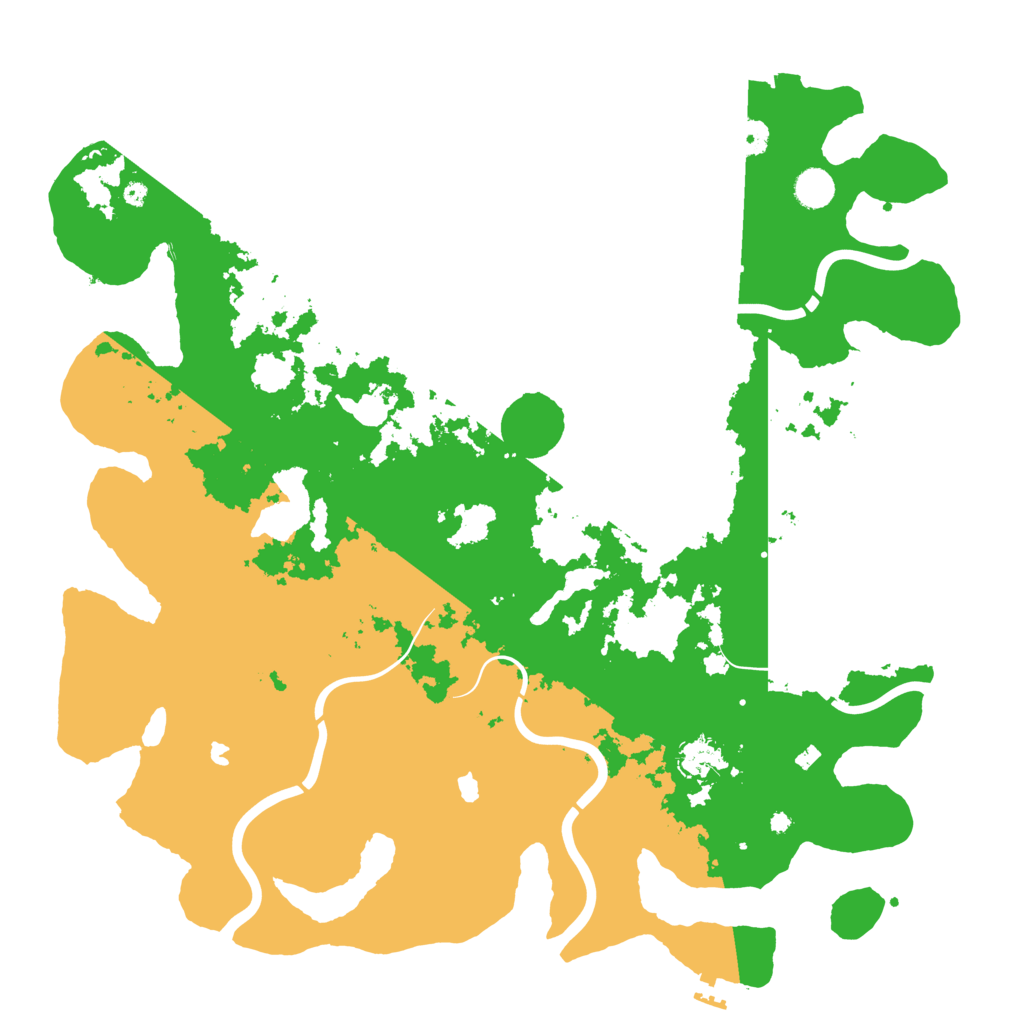 Biome Rust Map: Procedural Map, Size: 4500, Seed: 5560344