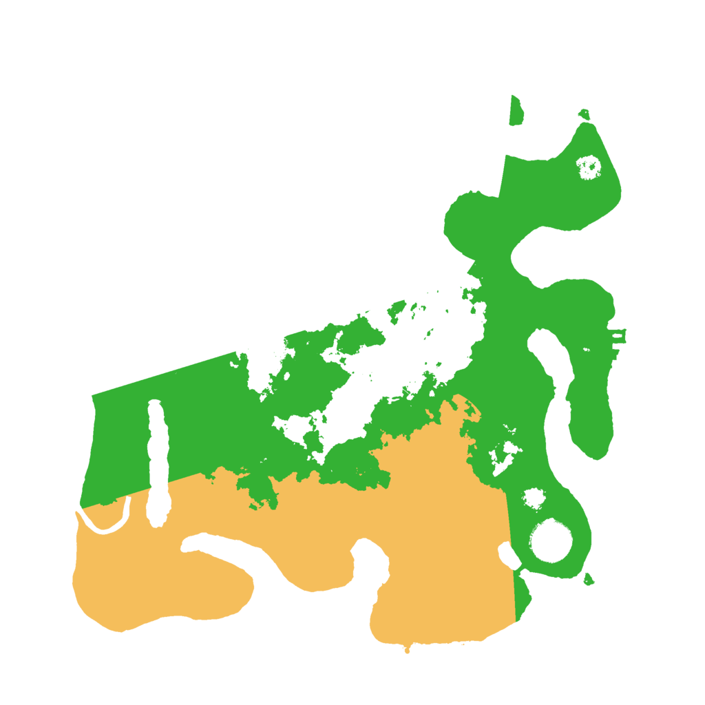 Biome Rust Map: Procedural Map, Size: 3000, Seed: 1328983428