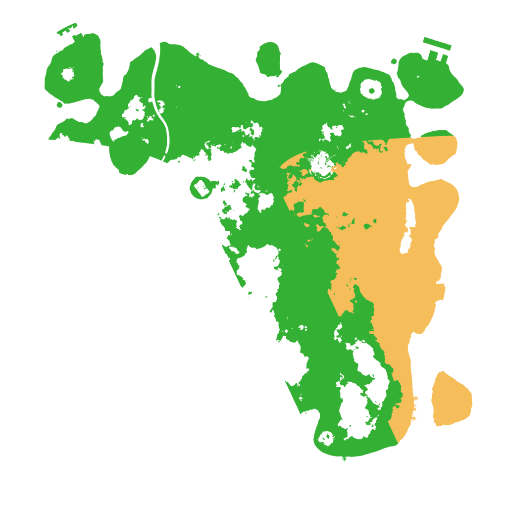 Biome Rust Map: Procedural Map, Size: 3600, Seed: 1935500