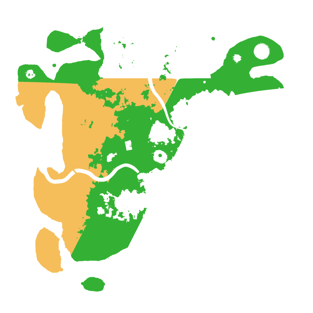 Biome Rust Map: Procedural Map, Size: 3500, Seed: 660793712