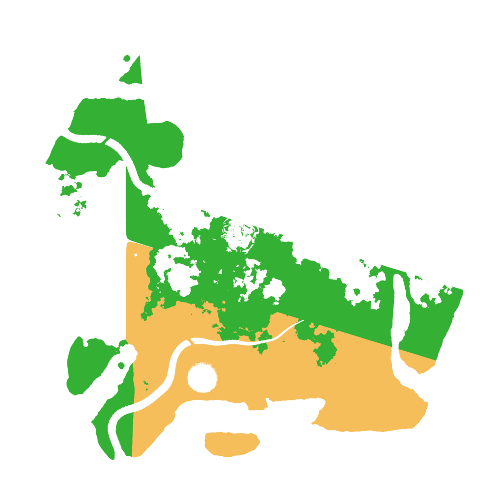 Biome Rust Map: Procedural Map, Size: 3000, Seed: 576641418