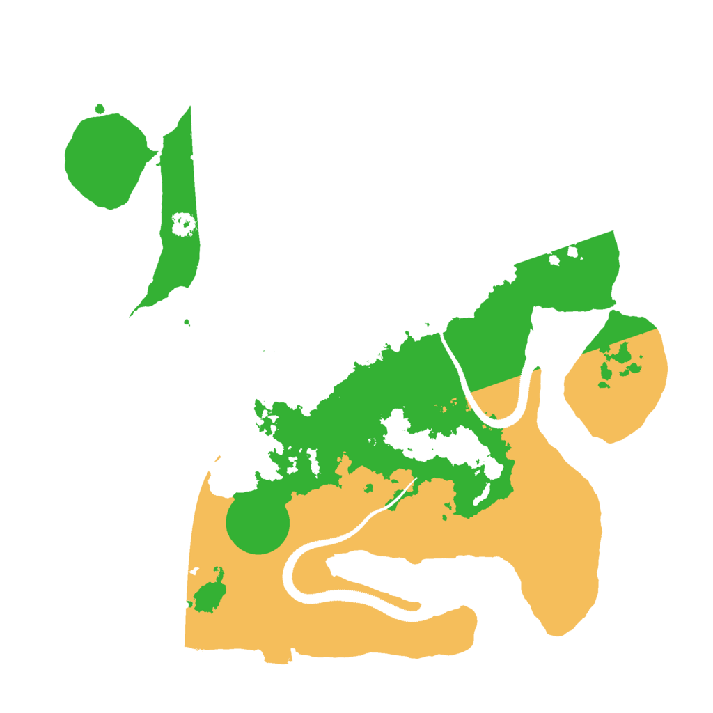 Biome Rust Map: Procedural Map, Size: 3000, Seed: 622044