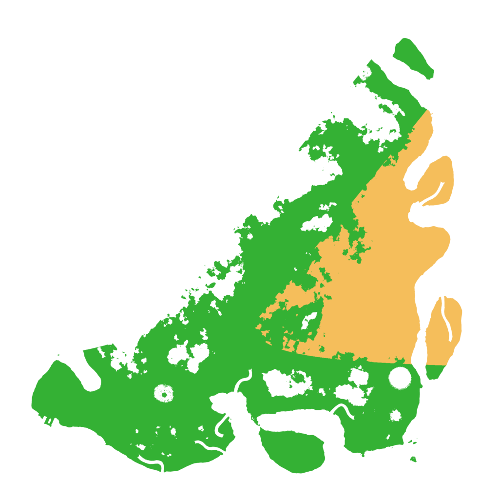 Biome Rust Map: Procedural Map, Size: 4000, Seed: 1390960755