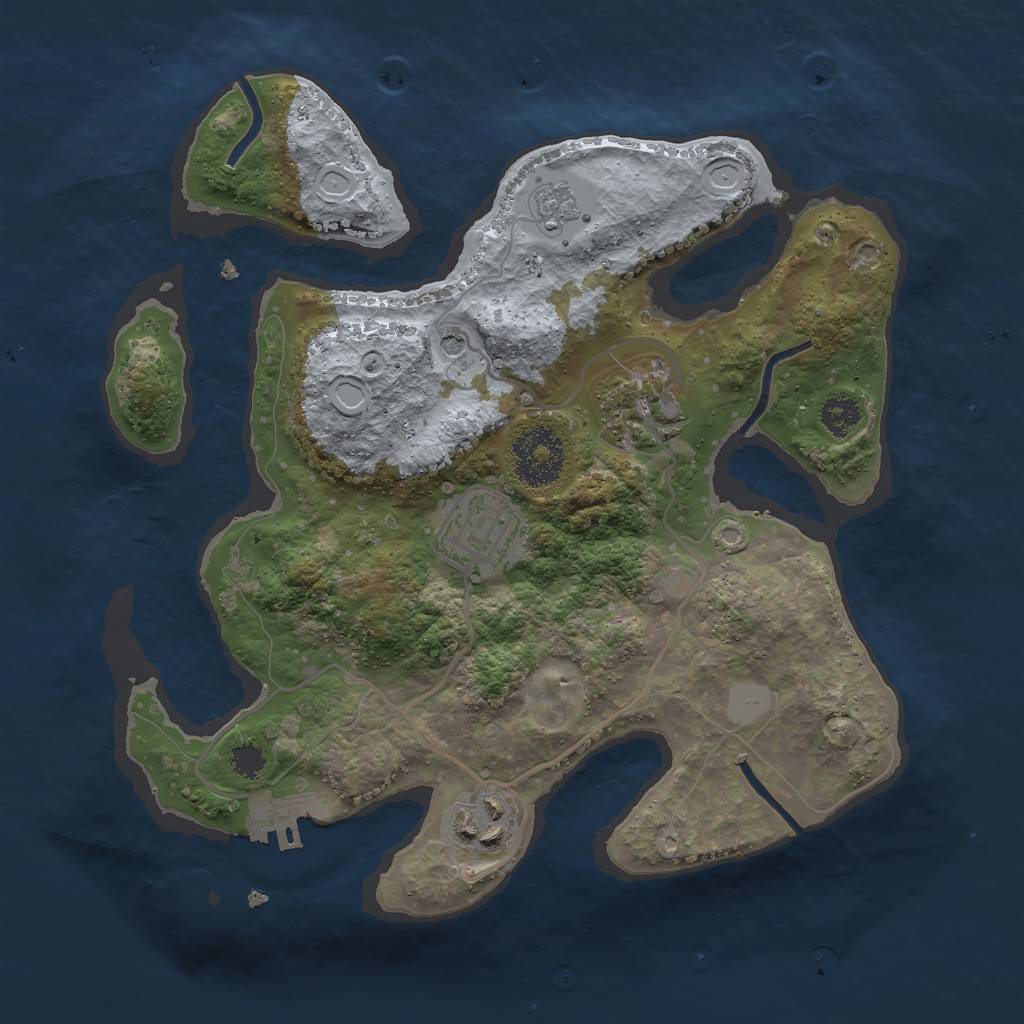 Rust Map: Procedural Map, Size: 2700, Seed: 89277644, 11 Monuments