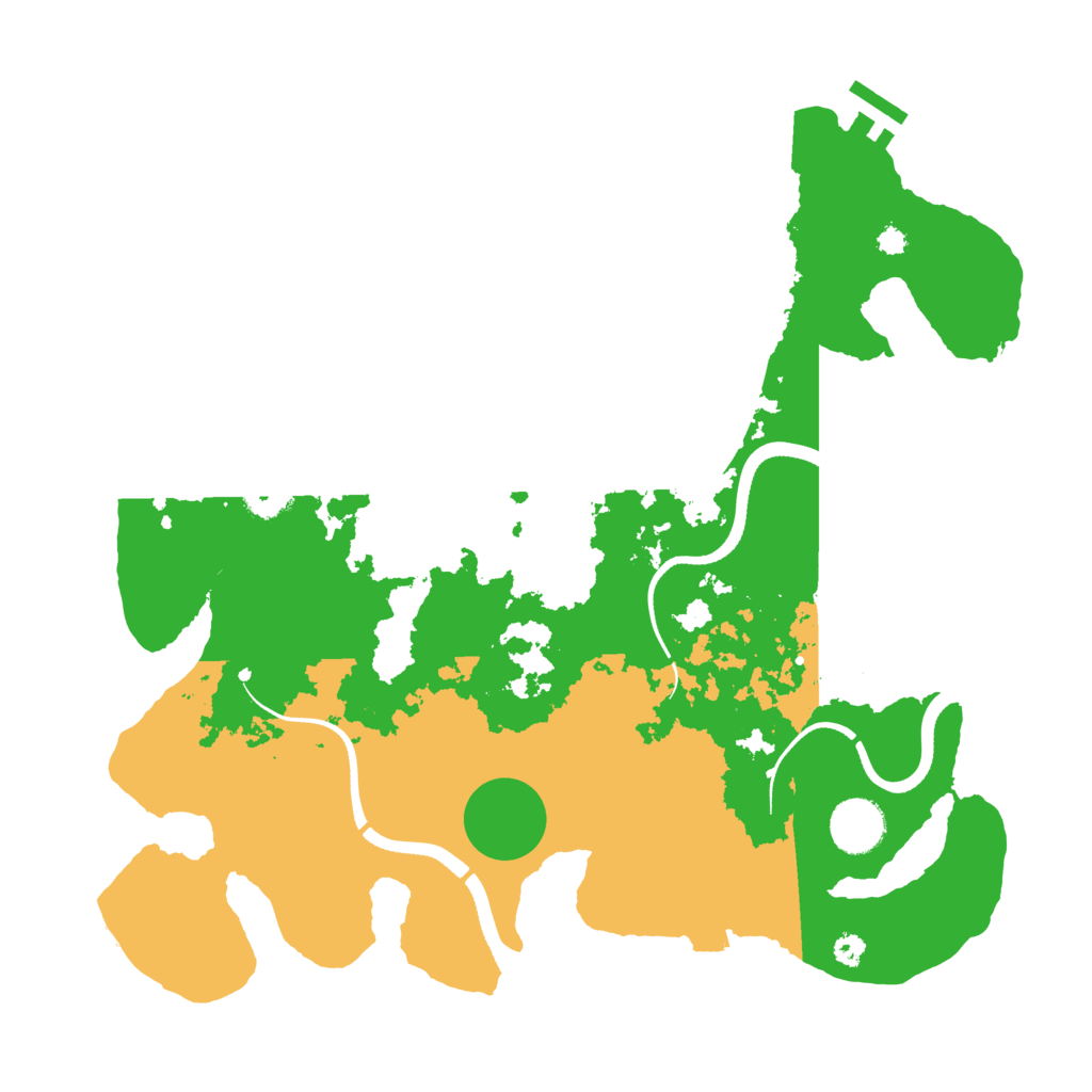 Biome Rust Map: Procedural Map, Size: 3500, Seed: 1437691098