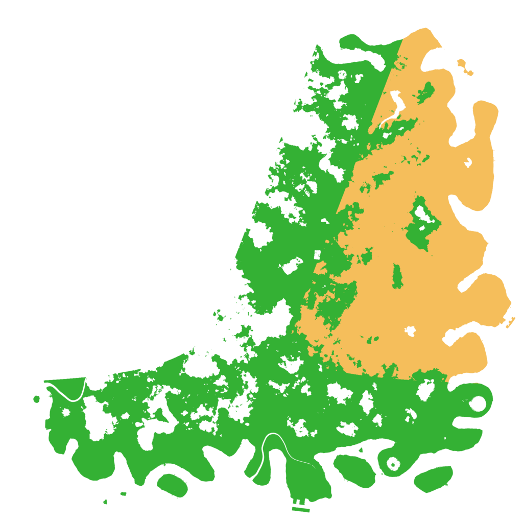 Biome Rust Map: Procedural Map, Size: 6000, Seed: 5896738
