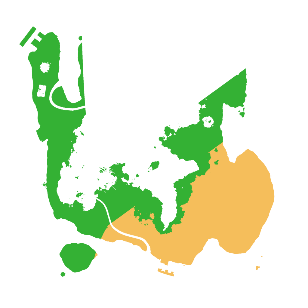 Biome Rust Map: Procedural Map, Size: 2750, Seed: 146090