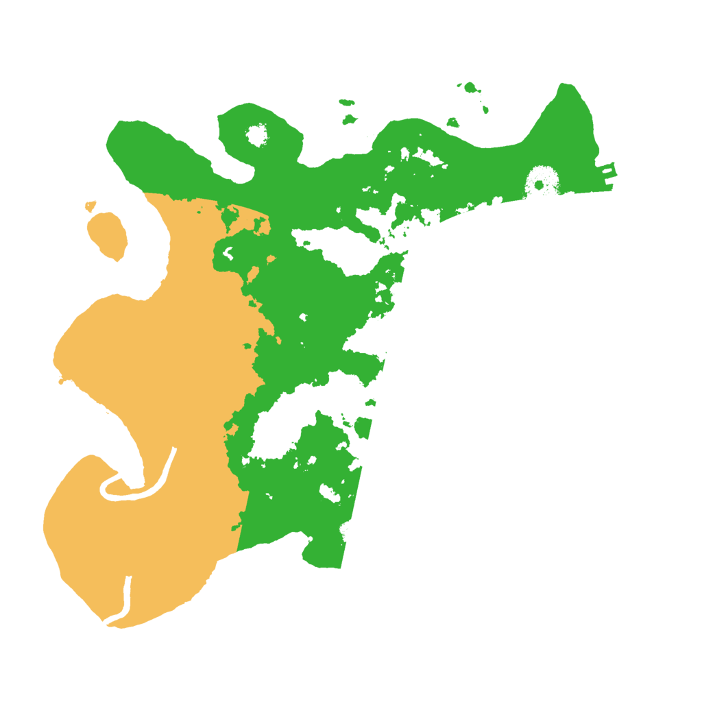 Biome Rust Map: Procedural Map, Size: 3000, Seed: 341107