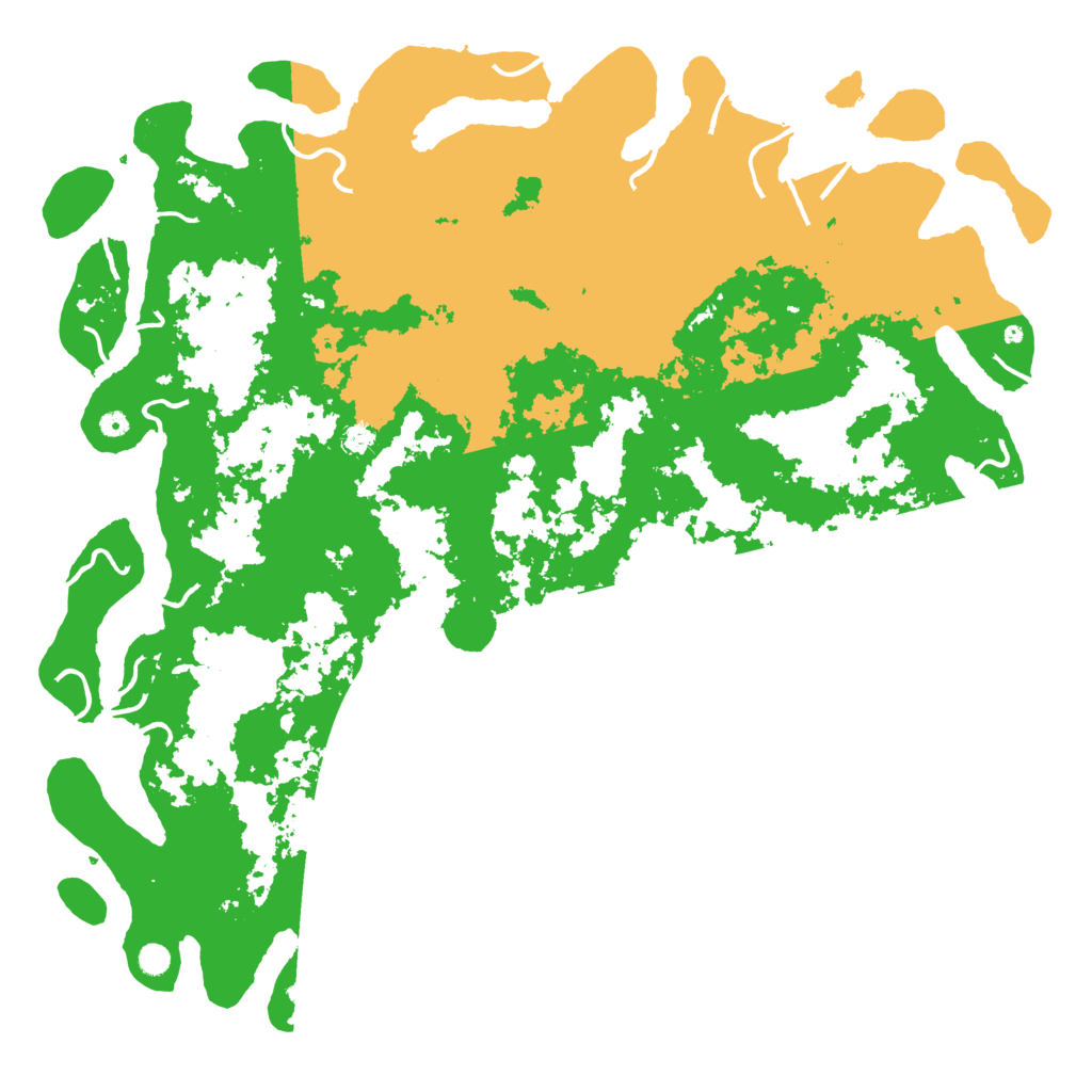 Biome Rust Map: Procedural Map, Size: 6000, Seed: 15900