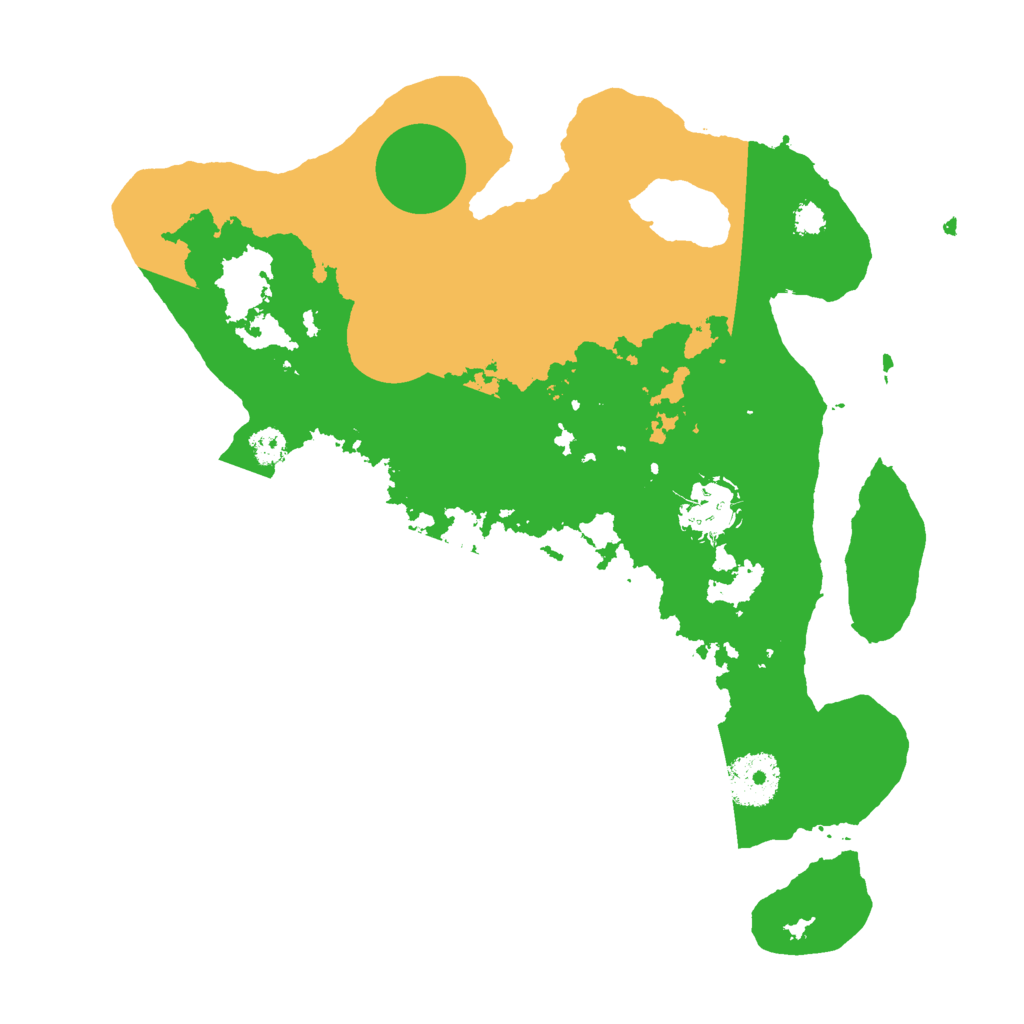 Biome Rust Map: Procedural Map, Size: 3000, Seed: 949218