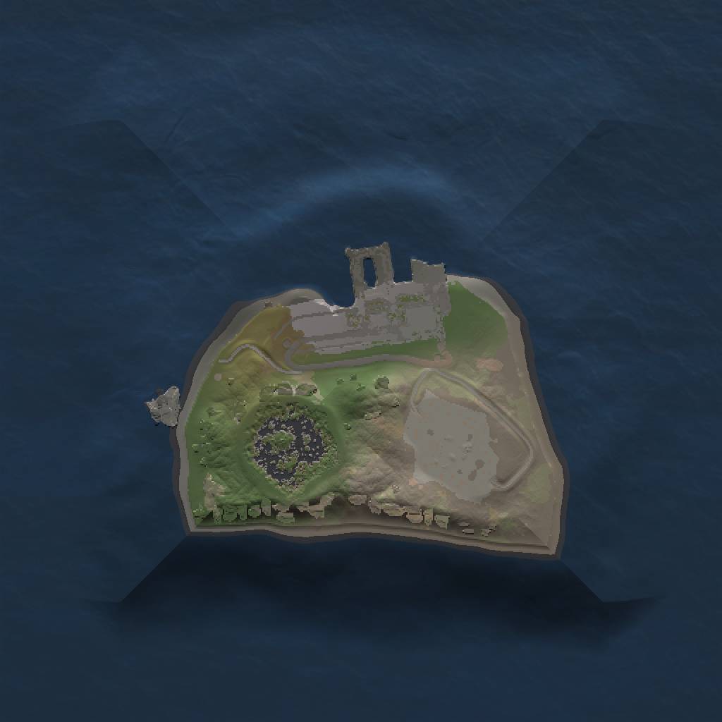 Rust Map: Procedural Map, Size: 1000, Seed: 506564568, 4 Monuments