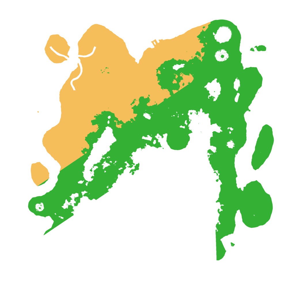 Biome Rust Map: Procedural Map, Size: 3550, Seed: 35314335