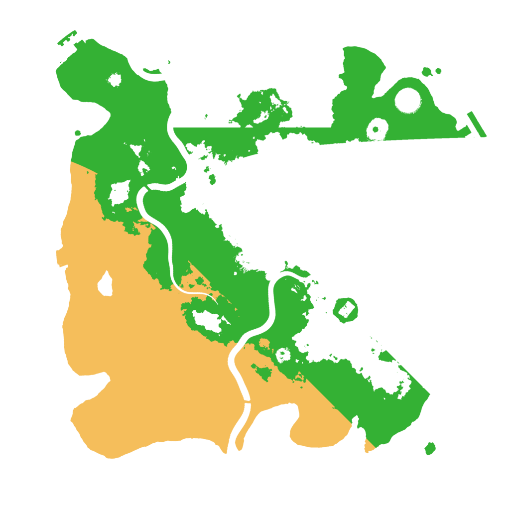Biome Rust Map: Procedural Map, Size: 3500, Seed: 3342