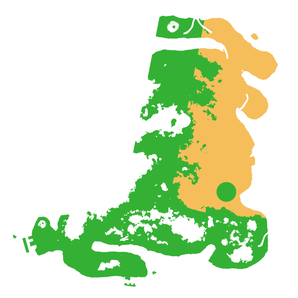 Biome Rust Map: Procedural Map, Size: 4000, Seed: 2055074715