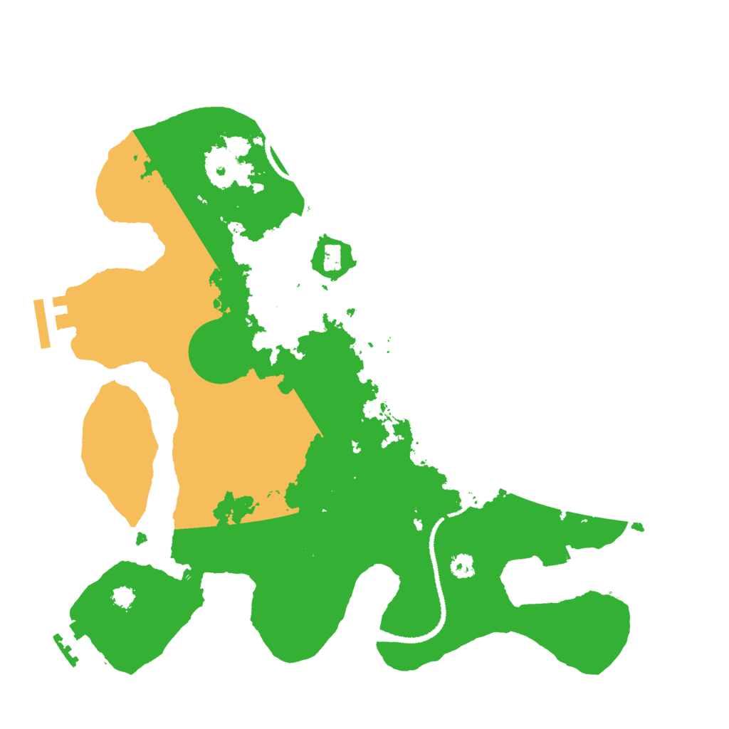 Biome Rust Map: Procedural Map, Size: 3000, Seed: 523123553